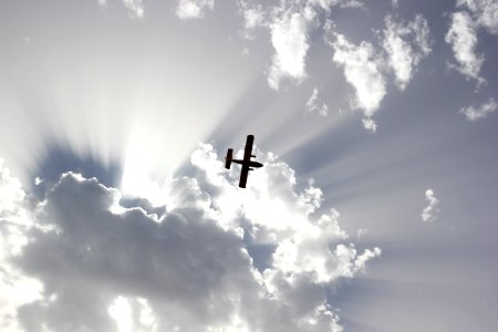 Trip, Flying, Cloudy