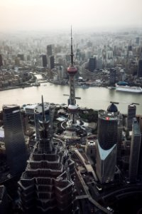 Oriental Pearl tower, Shanghai China photo