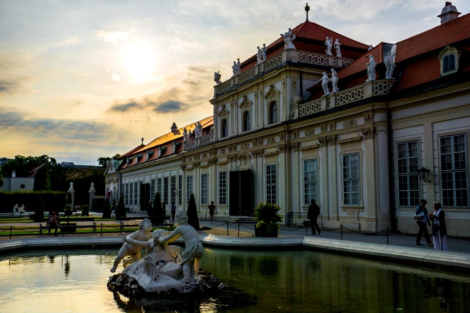 Belvedere palace, Wien, Austria photo