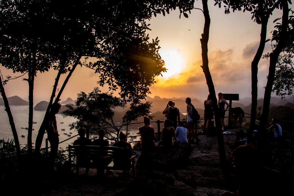 Vietnam, Cat ba Island, Viewpoint
