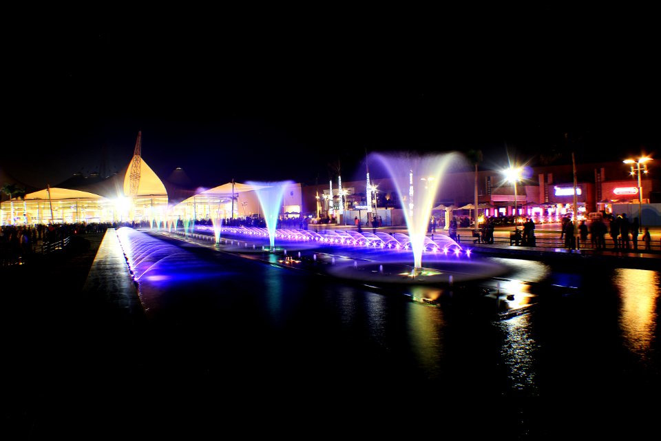 Mall of arabia, Egypt,  fountain