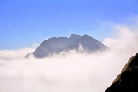 Sky cloud mountain landscape photo