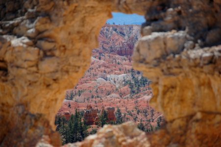 Heart shape, Framed, Bryce canyon