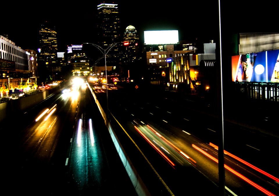 Lights, Boston, Night