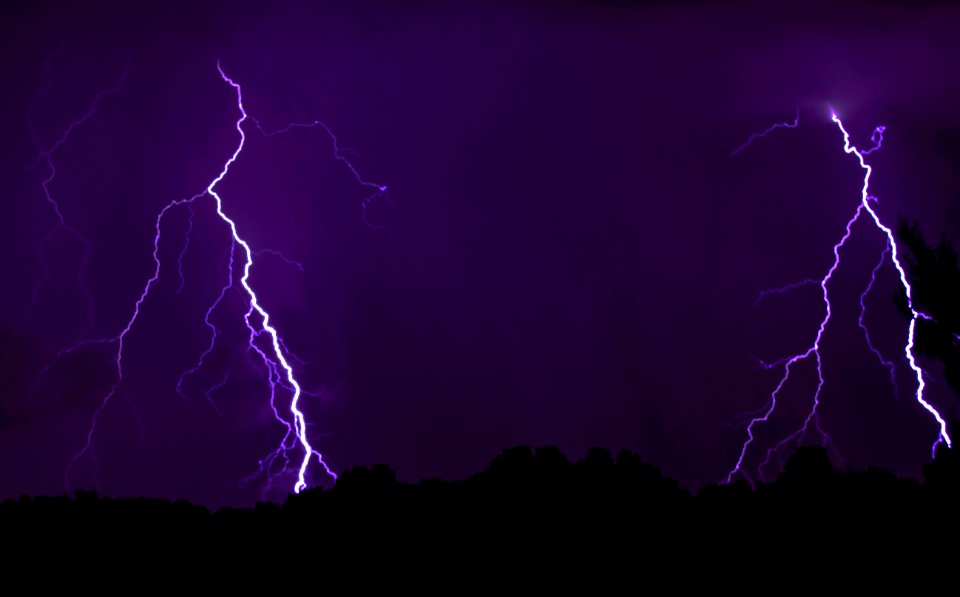 Storms, Lightning, Trees