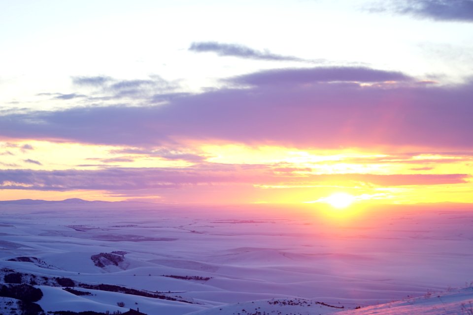 Pikes peak, United states, Sunset