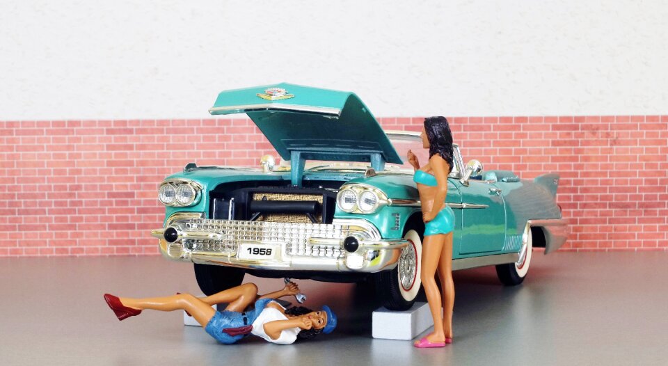 Auto old toy car
