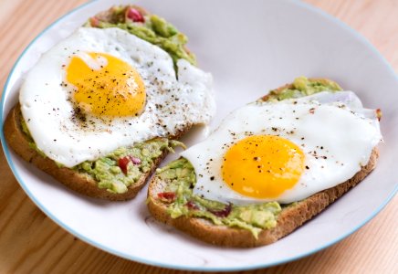 Food, Toast, Sunny side up