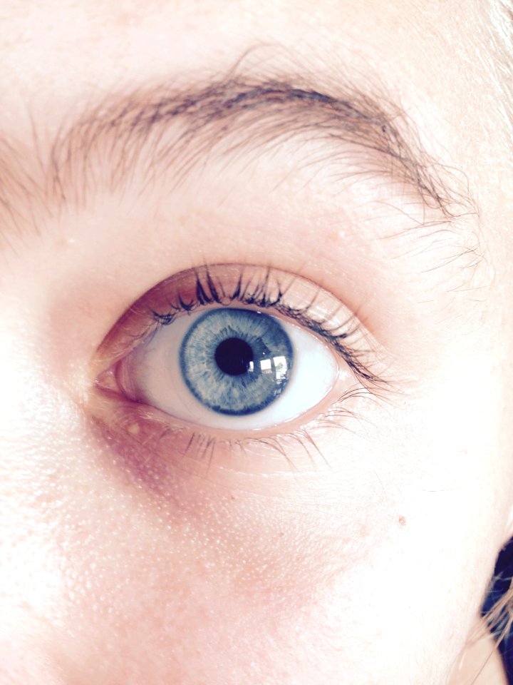 Blue eye, Closeup, Eye