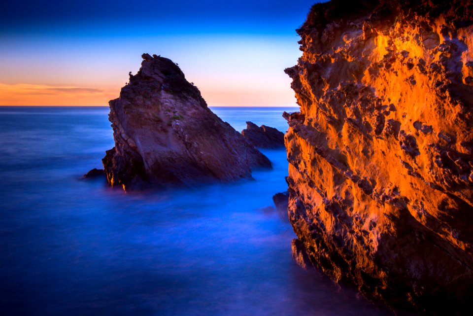 landscape photo of rocks