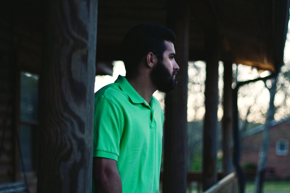 Serious, Green, Beard