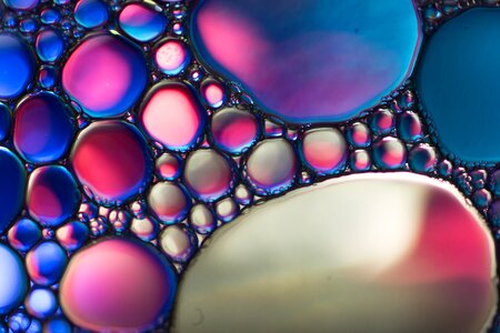 Texture macro oil