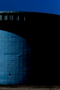 blue structure during daytime