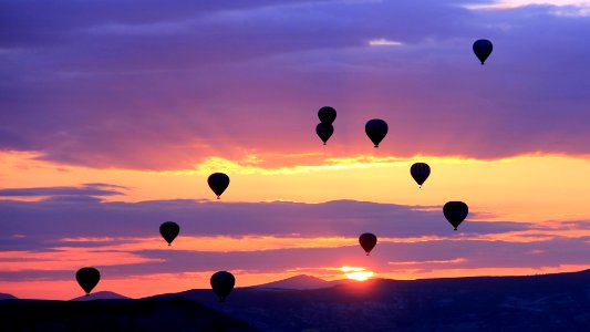 Cappadocia, Turkey, Hot air balloon photo