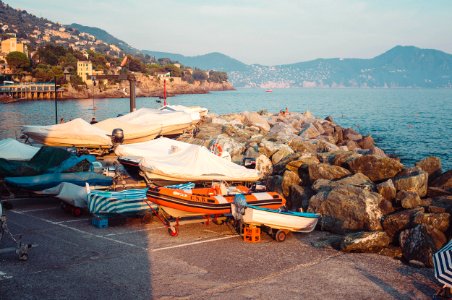 Italy, Bogliasco, Coast