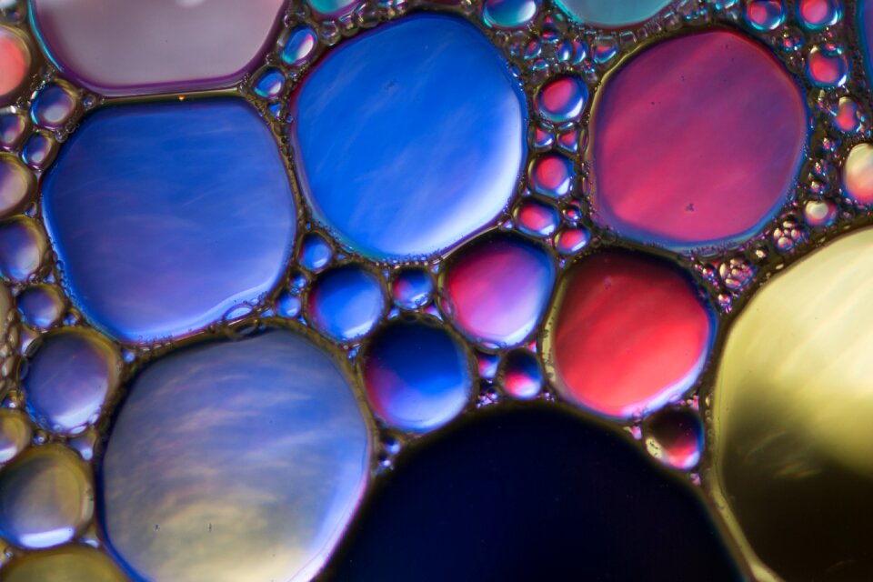 Texture macro oil