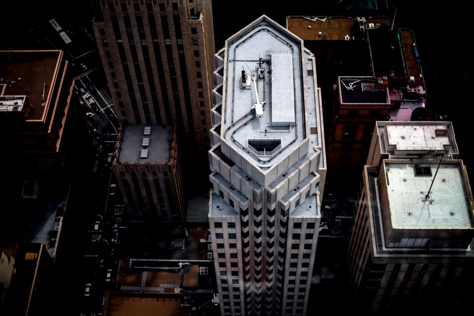bird's eye photography of building