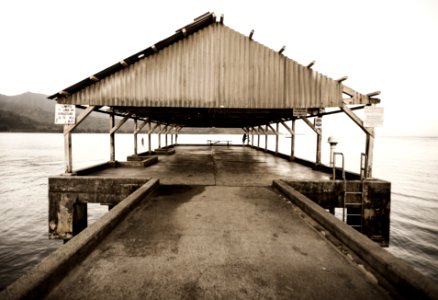 Tropical, Pier, Water