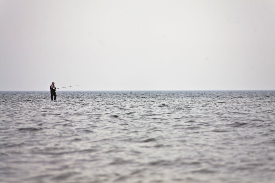 Gdynia, Poland, Fisherman