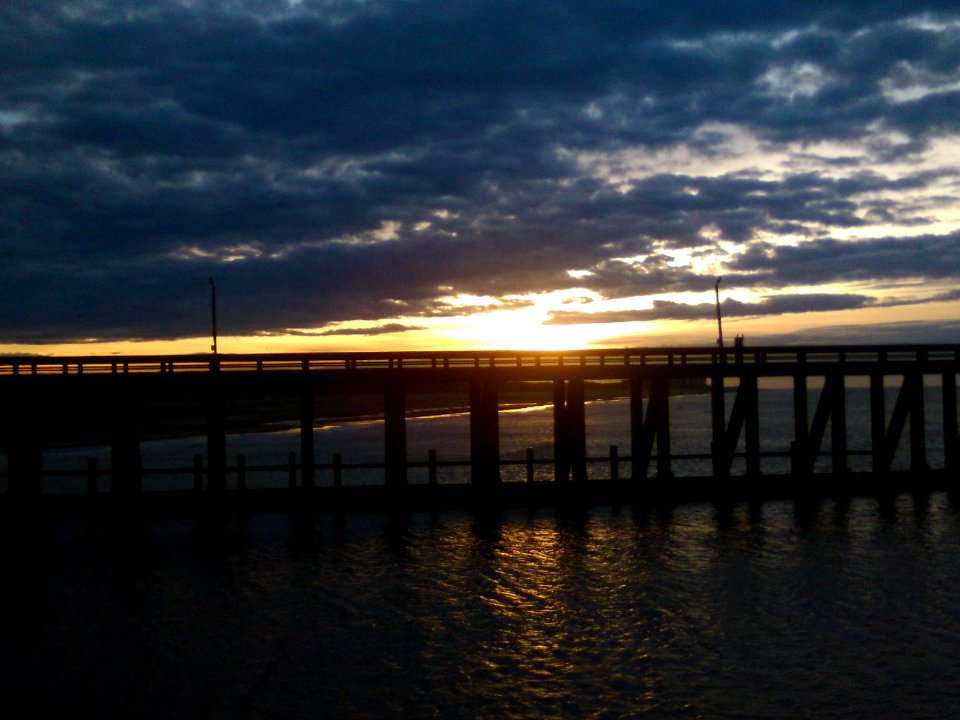 Belgium, Blankenberge, Sunset