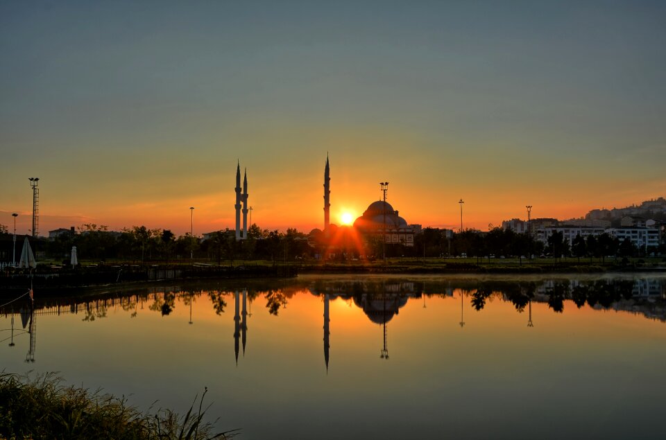 Solar horizon sunrise photo