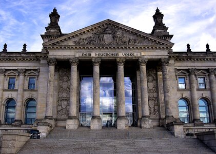 Columns facade germany photo