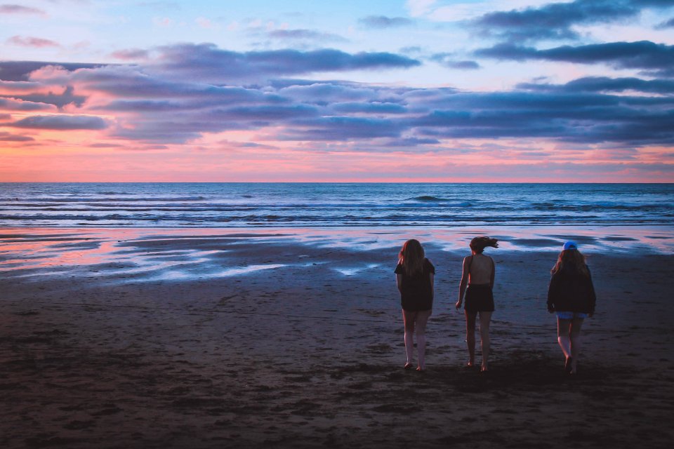 New Zealand, Piha beach, Auckl