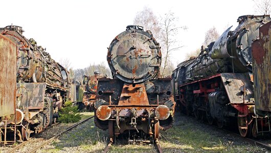 Ailing rusted wreck