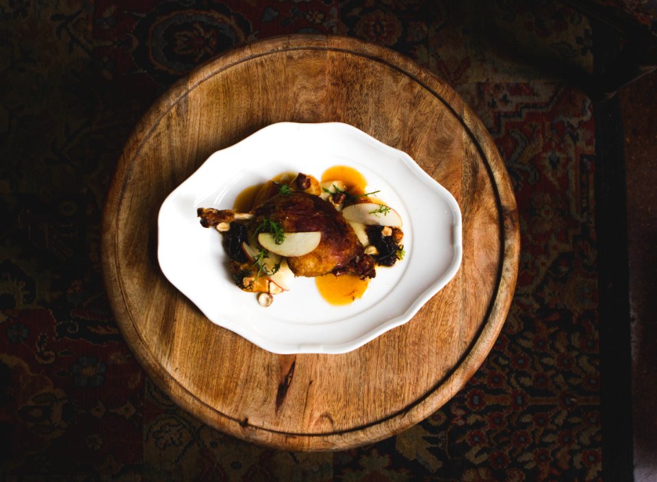 white ceramic plate