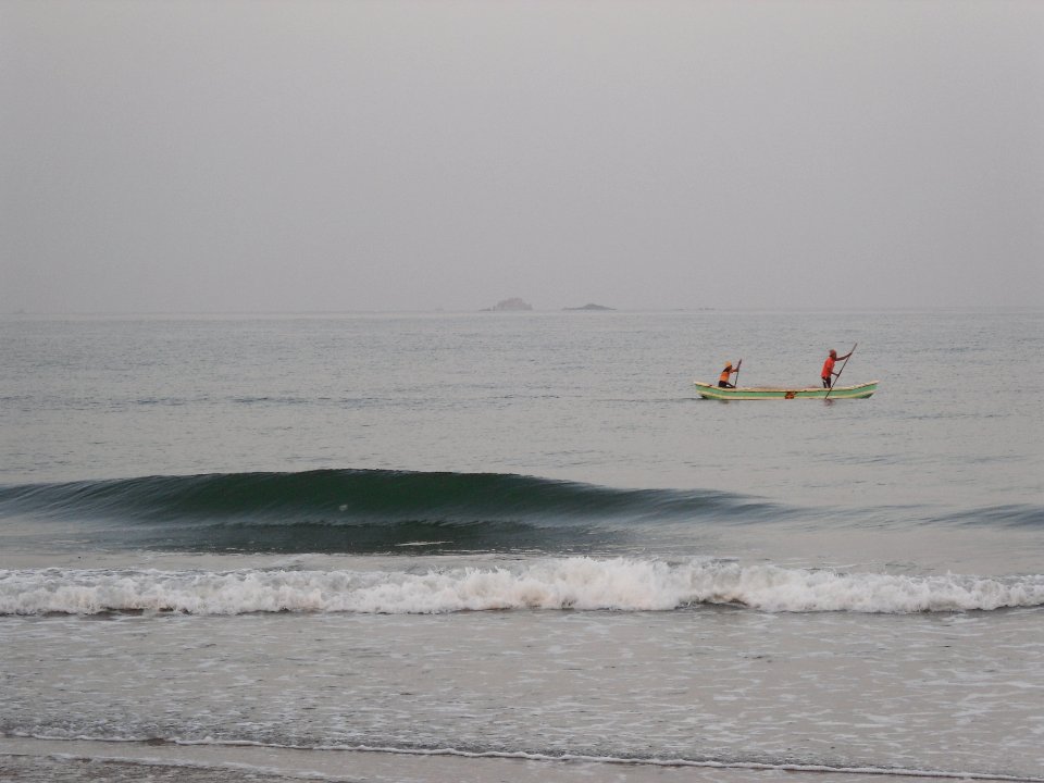 Tarkarli beach, India, At the beach