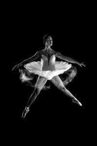 woman doing ballet dancing