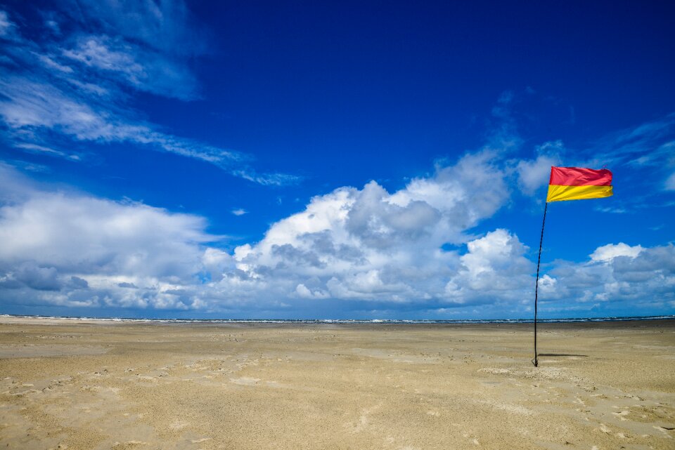 Sky blue sky flag
