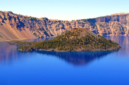 Crater lake, United states, Deep