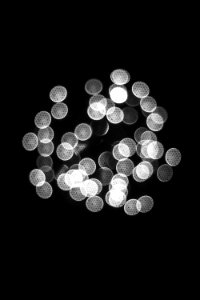 Black, Lights, Circles