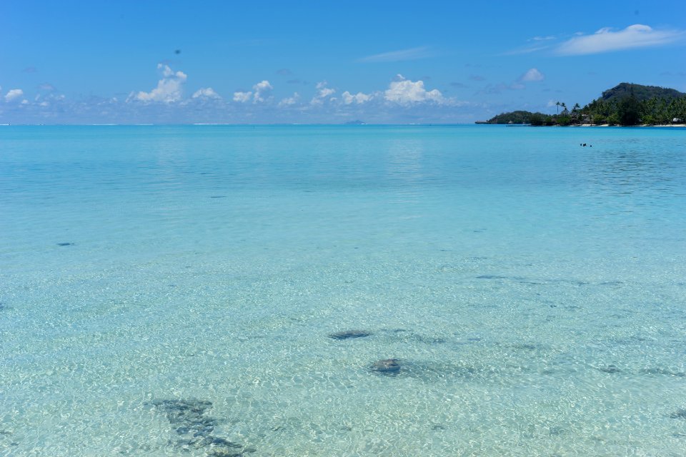 Matira point, French polynesia, Beach