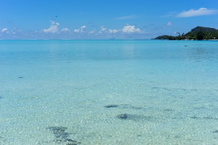 Matira point, French polynesia, Beach
