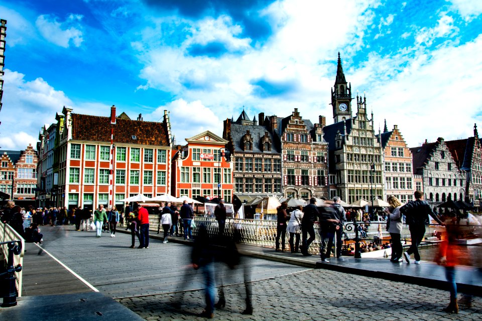 Graslei, Gent, Belgium