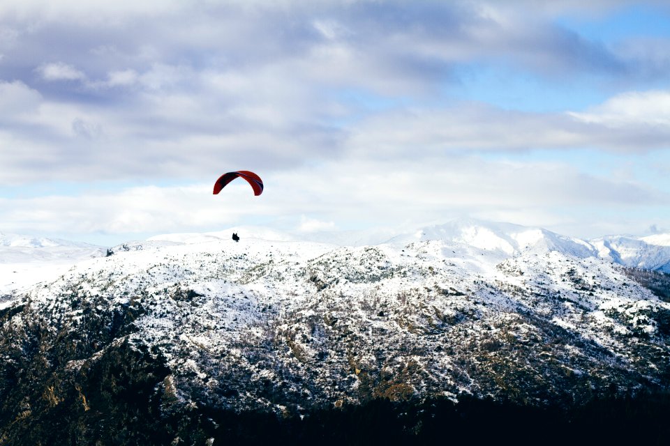 People, Snow, Mountains