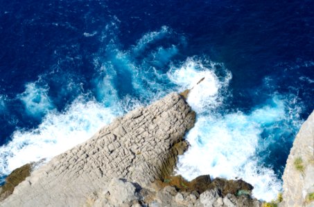 Birds eye view, Waves, Sea