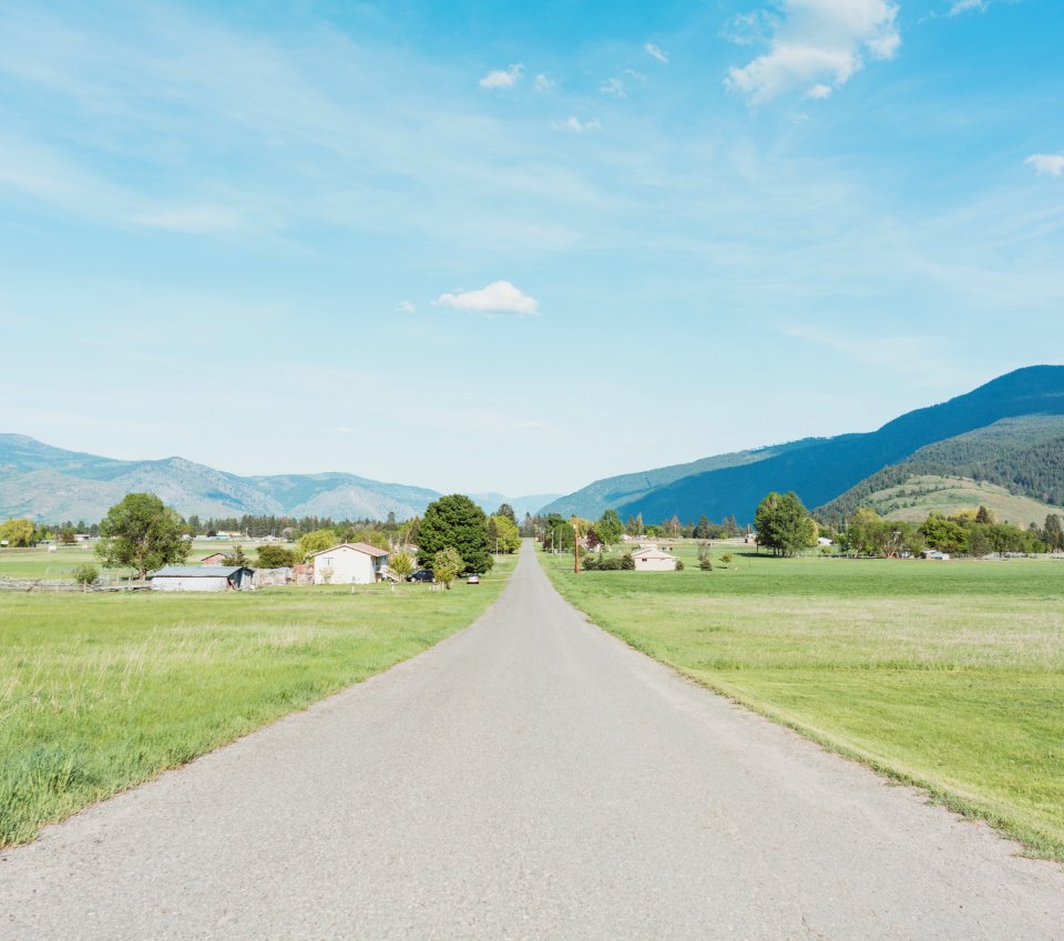Canada,  forks, Road