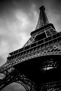 Eiffel Tower, Paris, France grayscale photography