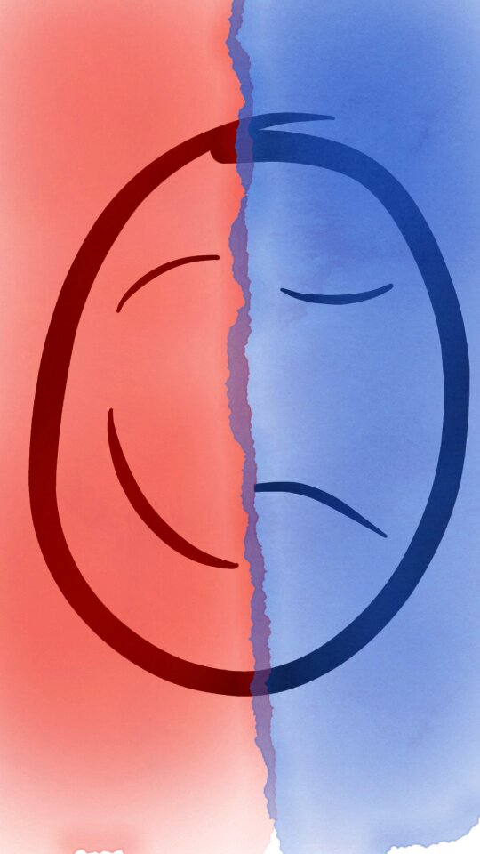 Face sad bipolar