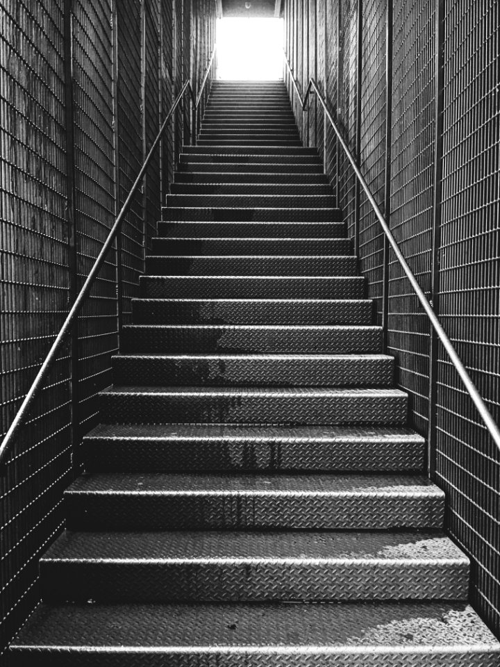Symmetry, Steel, Stair