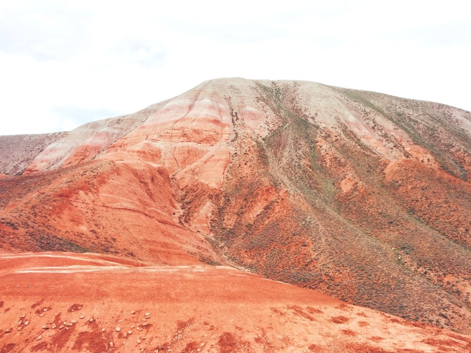 close-up photography of brown mountain range during daytime