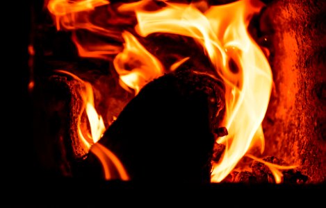 Log fire, Log, Wood chunk