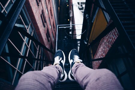 Perspective shoes sneakers photo