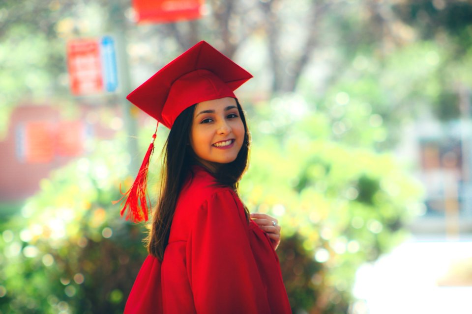 Happy, Girl, Red