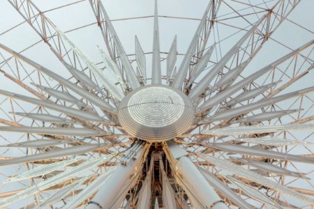 photo of gray Ferris wheel photo