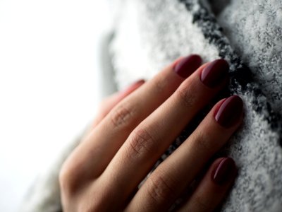 Red, Nails photo