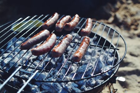 grilled sausages photo